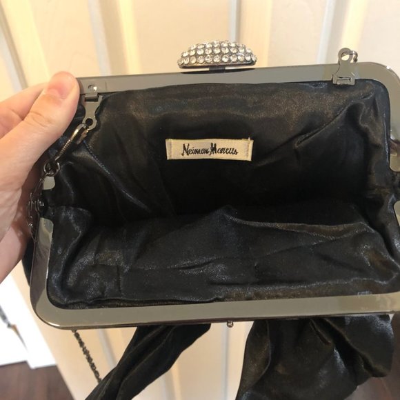 Vintage Neiman Marcus Clutch - Velvet / Satin - Picture 3 of 4